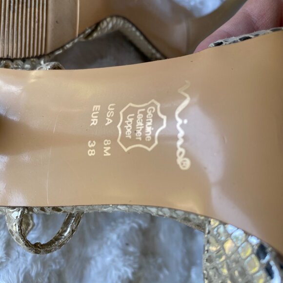 GENTLY USED NINA GOLD 8 - Picture 3 of 4